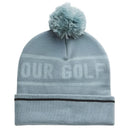 Under Armour Drive Pom Beanie - Jasper Blue/Serpentine/Black