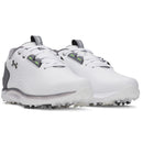 Under Armour Drive Fade 2 Waterproof Shoes - White/Titan Gray/Metallic Silver
