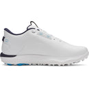Under Armour Drive Fade 2 Waterproof Spikeless Shoes - White/White/Metallic Silver