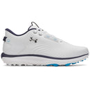 Under Armour Drive Fade 2 Waterproof Spikeless Shoes - White/White/Metallic Silver