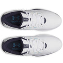 Under Armour Drive Fade 2 Waterproof Spikeless Shoes - White/White/Metallic Silver