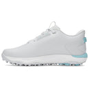 Under Armour Ladies Drive Fade 2 Waterproof Spikeless Shoes - Halo Gray/Metallic Silver