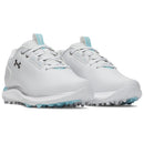 Under Armour Ladies Drive Fade 2 Waterproof Spikeless Shoes - Halo Gray/Metallic Silver