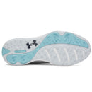 Under Armour Ladies Drive Fade 2 Waterproof Spikeless Shoes - Halo Gray/Metallic Silver