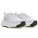 Under Armour Ladies Halo Hybrid Waterproof Spikeless Shoes - Halo Gray/White/Metallic Silver