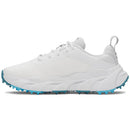 Under Armour Ladies Halo Hybrid Waterproof Spikeless Shoes - White/White/Midnight Navy