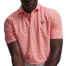 Under Armour Drive Chill Printed Polo Shirt - Posh Pink/Claret/Midnight Navy