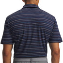 Under Armour ArmourDry Stripe Polo Shirt - Midnight Navy/Aegean Blue/White
