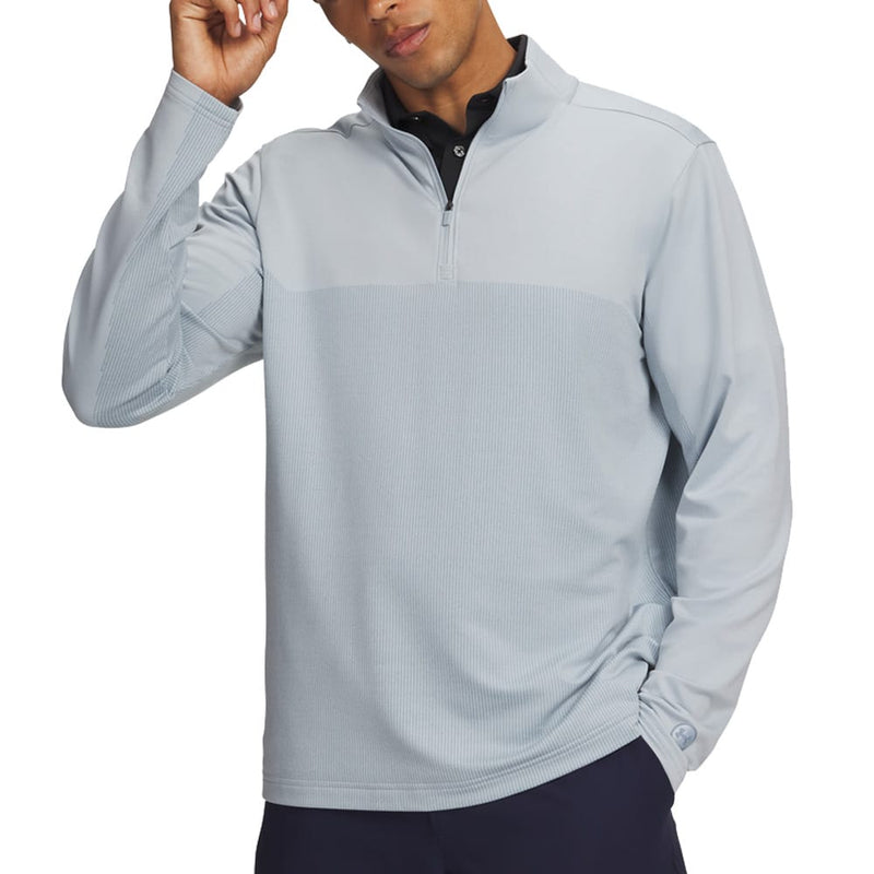 Under Armour Drive Lightweight 1/2 Zip Top - Blue Fog/Blue Wind/Blue Wind