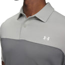 Under Armour T2G Colorblock Polo Shirt - Titanium/Clay Green/White