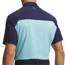 Under Armour T2G Colorblock Polo Shirt - Blue Haze/Midnight Navy/White