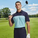 Under Armour T2G Colorblock Polo Shirt - Blue Haze/Midnight Navy/White