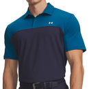 Under Armour T2G Colorblock Polo Shirt - Varsity Blue/Midnight Navy/White