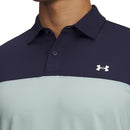 Under Armour T2G Colorblock Polo Shirt - Enamel Blue/Midnight Navy/White
