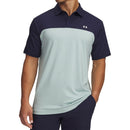 Under Armour T2G Colorblock Polo Shirt - Enamel Blue/Midnight Navy/White