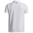Under Armour Boys Matchplay Polo Shirt - White/Castlerock