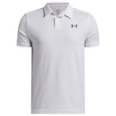 Under Armour Boys Matchplay Polo Shirt - White/Castlerock