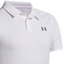 Under Armour Boys Matchplay Polo Shirt - White/Castlerock