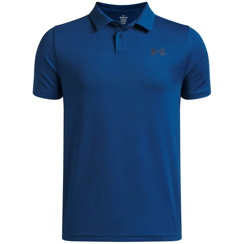Under Armour Boys Matchplay Polo Shirt - Varsity Blue/Midnight Navy