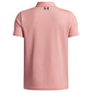 Under Armour Boys Matchplay Polo Shirt - Posh Pink/Midnight Navy