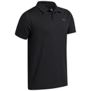 Under Armour Youth Matchplay Polo Shirt - Black/Castlerock