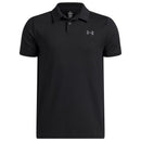 Under Armour Youth Matchplay Polo Shirt - Black/Castlerock
