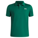 Under Armour Youth Matchplay Polo Shirt - Campus Ivy/White
