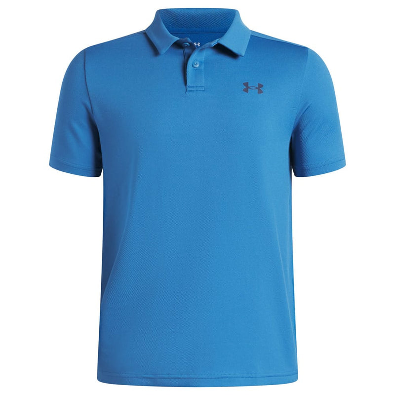 Under Armour Youth Matchplay Polo Shirt - Aegean Blue/Academy