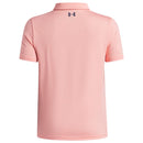 Under Armour Youth Matchplay Polo Shirt - Posh Pink/Academy