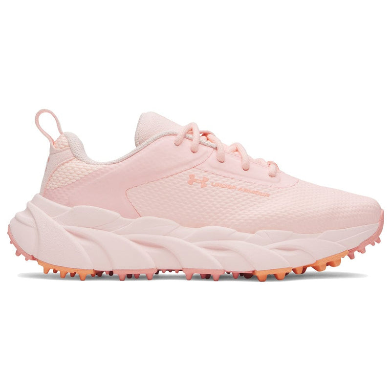 Under Armour Ladies Halo Hybrid Waterproof Spikeless Shoes - Golf Trip - Beta Tint/Beta Tint/Posh Pink