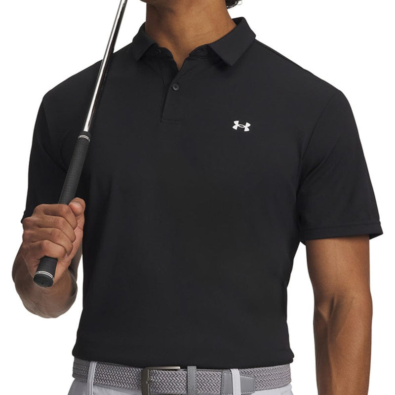 Under Armour T2G Pique Polo Shirt - Black/White