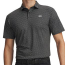 Under Armour T2G Printed Polo Shirt - Black/Clay Green/White