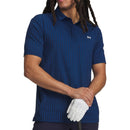 Under Armour T2G Printed Polo Shirt - Midnight Navy/Varsity Blue/White