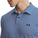 Under Armour T2G Printed Polo Shirt - Varsity Blue/White/Midnight Navy
