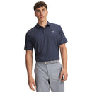 Under Armour T2G Printed Polo Shirt - Midnight Navy/White