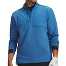 Under Armour Drive Pro Hybrid 1/2 Zip Pullover - Aegean Blue/White