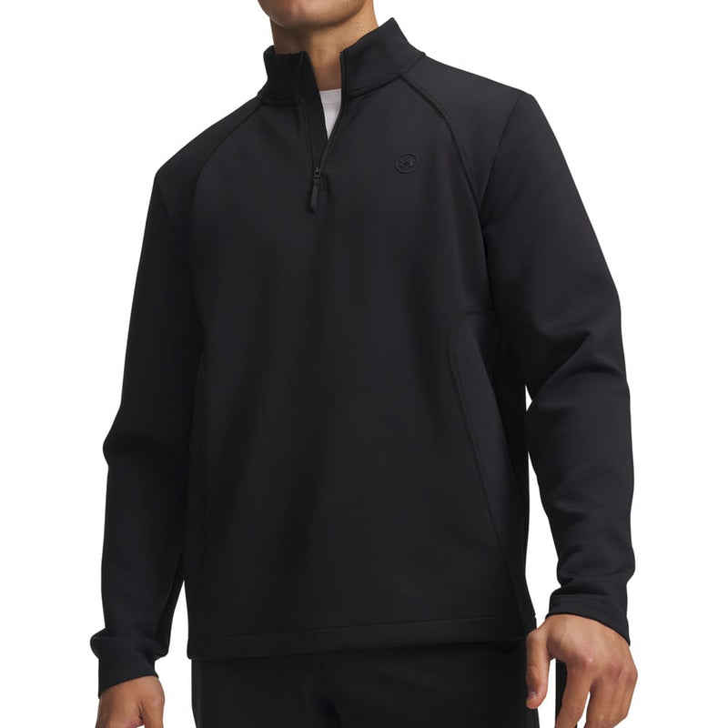 Under Armour Drive Midlayer 1/4 Zip Pullover - Black/Black