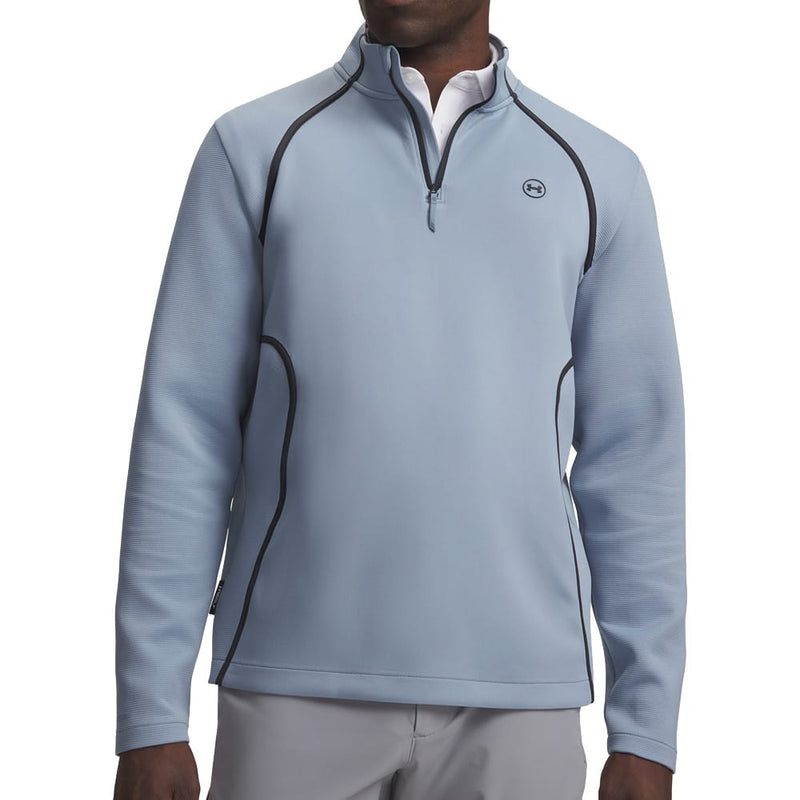 Under Armour Drive Midlayer 1/4 Zip Pullover - Blue Wind/Anthracite