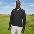 Under Armour Sweater Fleece Hybrid 1/2 Zip Pullover - Black/Black