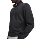 Under Armour Sweater Fleece Hybrid 1/2 Zip Pullover - Black/Black