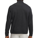 Under Armour Sweater Fleece Hybrid 1/2 Zip Pullover - Black/Black