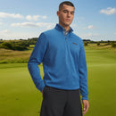 Under Armour Sweater Fleece Hybrid 1/2 Zip Pullover - Aegean Blue/Aegean Blue
