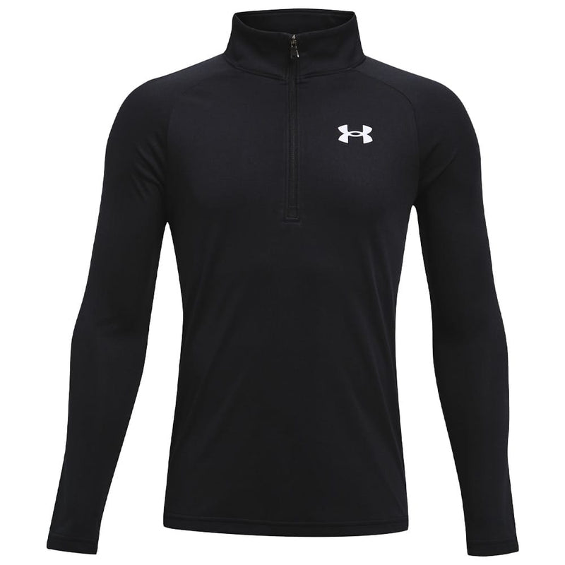 Under Armour Boys' Tech™ 2.0 1/4 Zip Pullover - Black/White