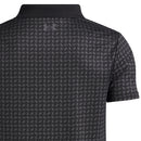 Under Armour Boys' Matchplay Printed Junior Polo Shirt - Black/Castlerock/Castlerock
