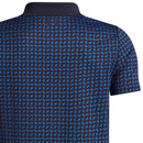 Under Armour Boys' Matchplay Printed Junior Polo Shirt - Midnight Navy/Blue Atlantis/Midnight Navy