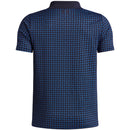 Under Armour Boys' Matchplay Printed Junior Polo Shirt - Midnight Navy/Blue Atlantis/Midnight Navy