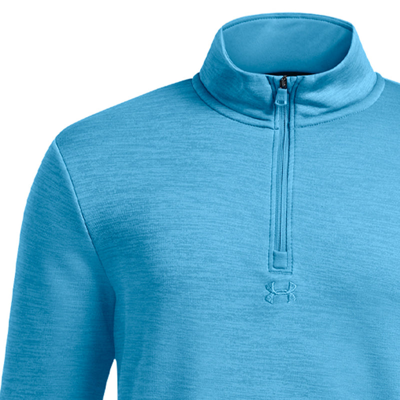 Under Armour Junior Drive Midlayer Pullover - Ether Blue/Ether Blue
