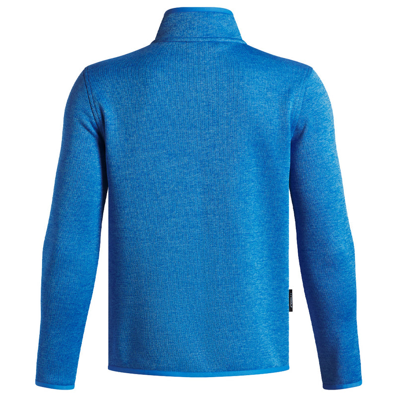 Under Armour Boys' Drive Hybrid Storm 1/2 Zip Pullover - Blue Atlantis/Blue Atlantis