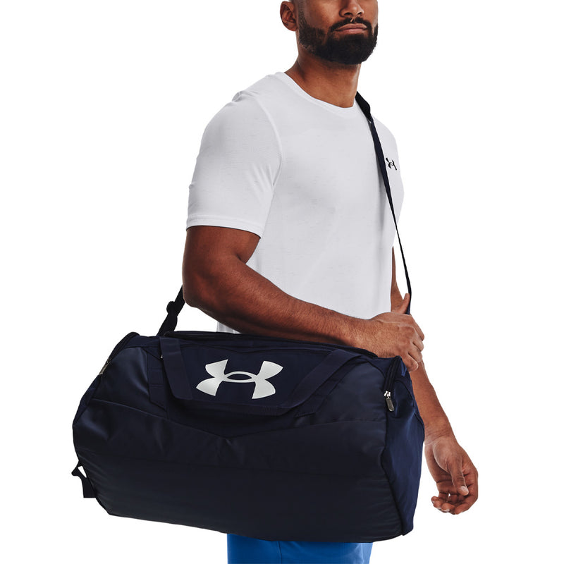 Under Armour Undeniable 5.0 Small Duffle - Midnight Navy/Midnight Navy/Metallic Silver