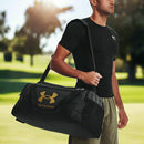 Under Armour Undeniable 5.0 Medium Duffle Bag - Black Medium Heather/Black/Metallic Gold